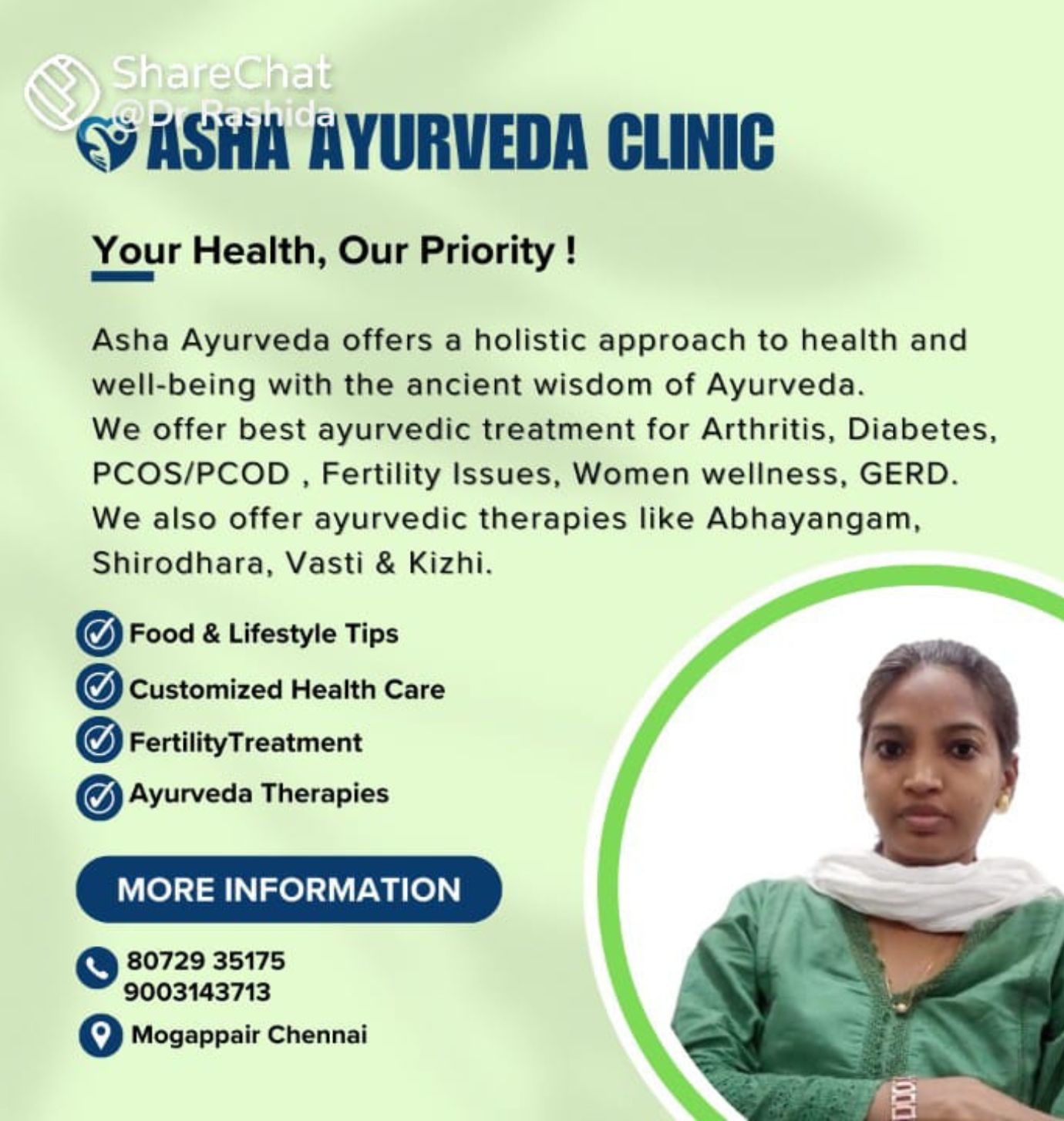 Asha Ayurveda – Therapy and Yoga center